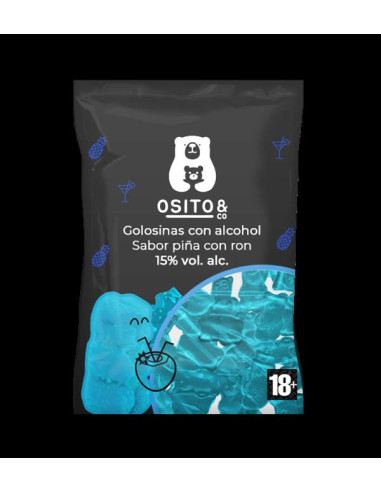 OSITOS ALCOHOL RON + PINA