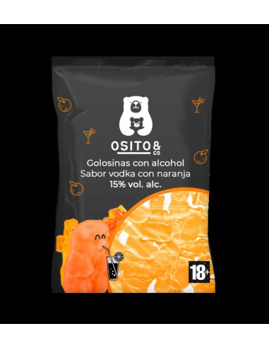 OSITOS ALCOHOL VODKA + NARANJA