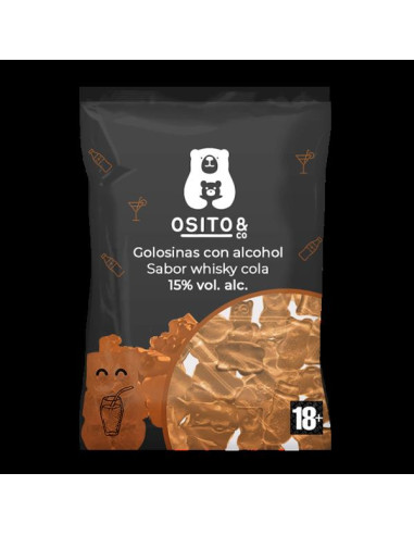 OSITOS ALCOHOL WHISKY + COCA COLA