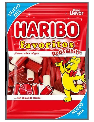 FAVORITOS RED & WHITE 18B X 90G HARIBO