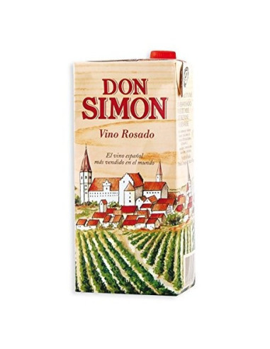 VINO ROSADO  BRIK DON SIMON 1L