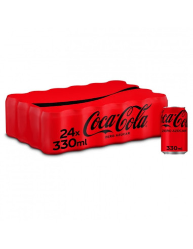 COCA COLA ZERO 33CL  24UD