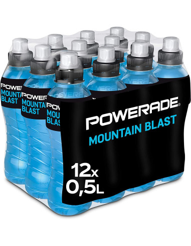 POWERADE AZUL 500ML 12UD