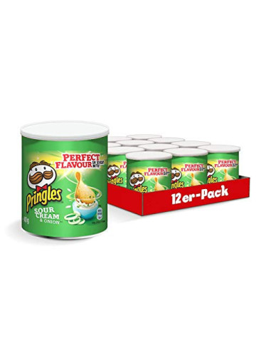 PRINGLES SOUR CREAM  40GRX12UD