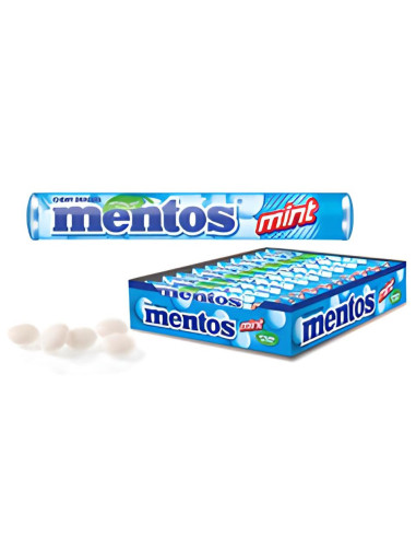 MENTOS TUBO MENTA 20UD